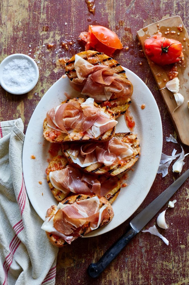 Joel Gamoran's take on pan con tomate.