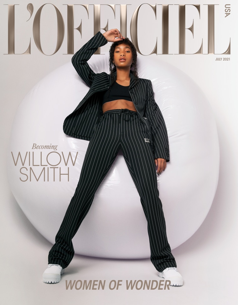 Willow Smith is the cover star of L'Officiel's July 2021 issue.