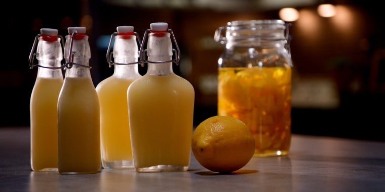 Turn those big, seasonal Italian lemons into limoncello.