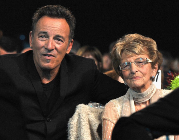 Bruce Springsteen and Adele Springsteen