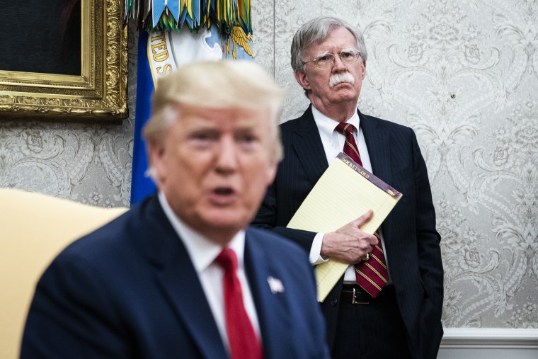 Image: Donald Trump and John Bolton