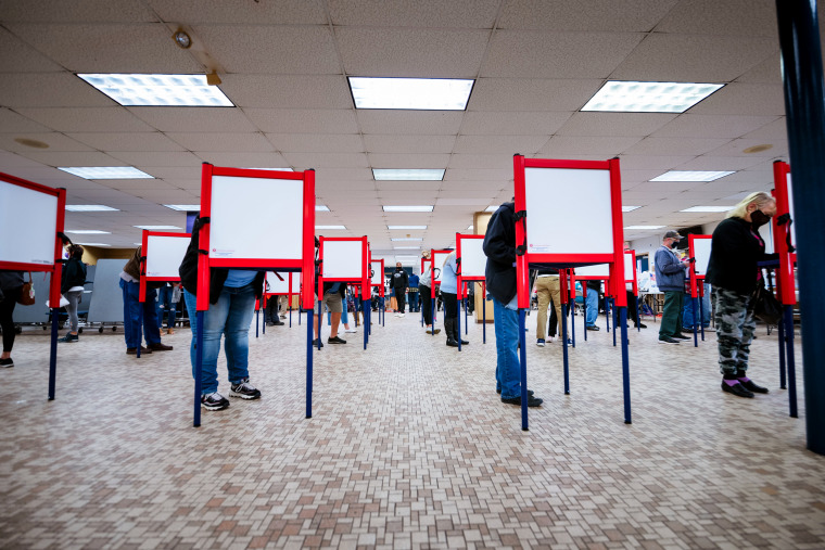 Image: Across The U.S. Voters Flock To The Polls On Election Day