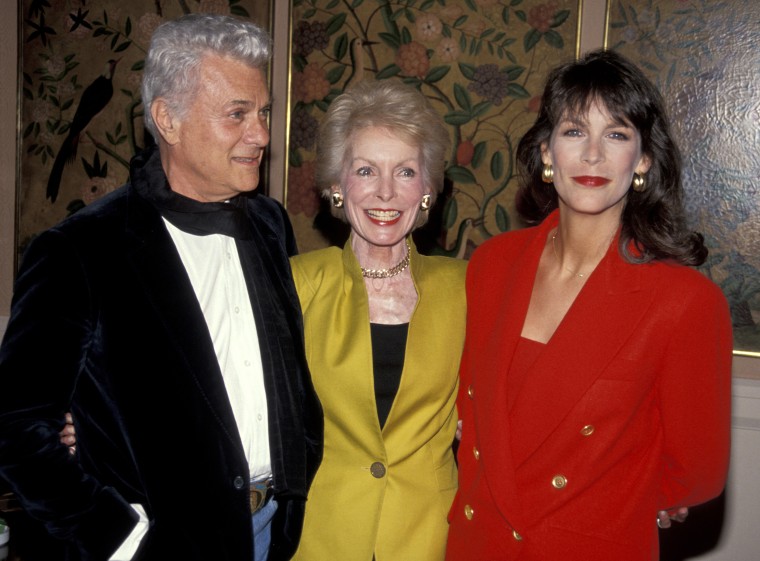 Tony Curtis, Janet Leigh, and Jamie Lee Curtis