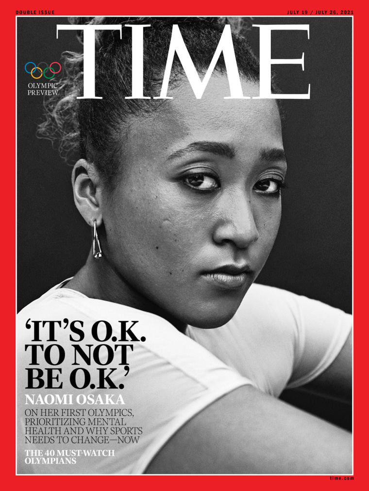Tennis superstar Naomi Osaka, 23, covers the latest issue of TIME.