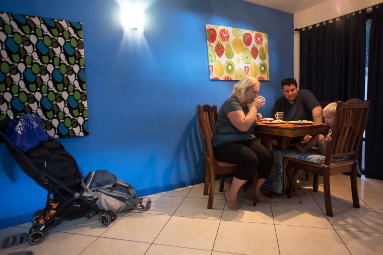 The Sonne family arrived in Costa Rica on June 15 and plan to stay for six weeks.