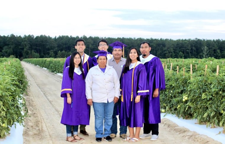 Erick Juarez was the first Hispanic valedictorian at his high school when he graduated in 2010.