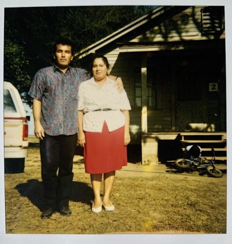Loreto and Maricela Juárez at the farmworker migrant camp where they raised their family outside of Attapulgus, GA.