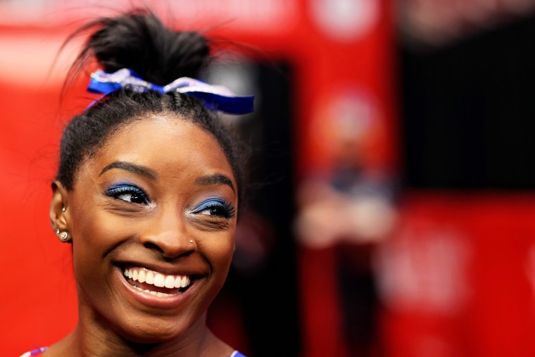 Simone Biles close-up