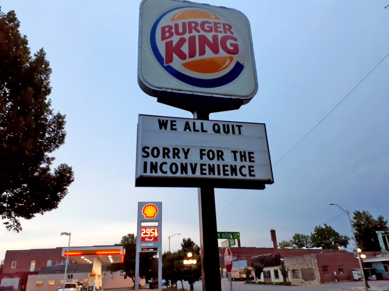 Image: A Burger King sign in Lincoln, Nebraska