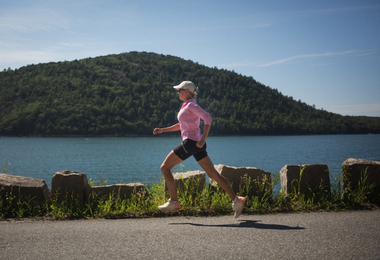 Know Your Value founder and "Morning Joe" co-host Mika Brzezinski on one of her daily morning runs.
