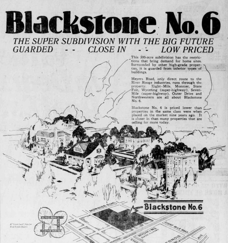 An ad for Blackstone No. 6 that appeared in the Detroit Free Press in 1925.