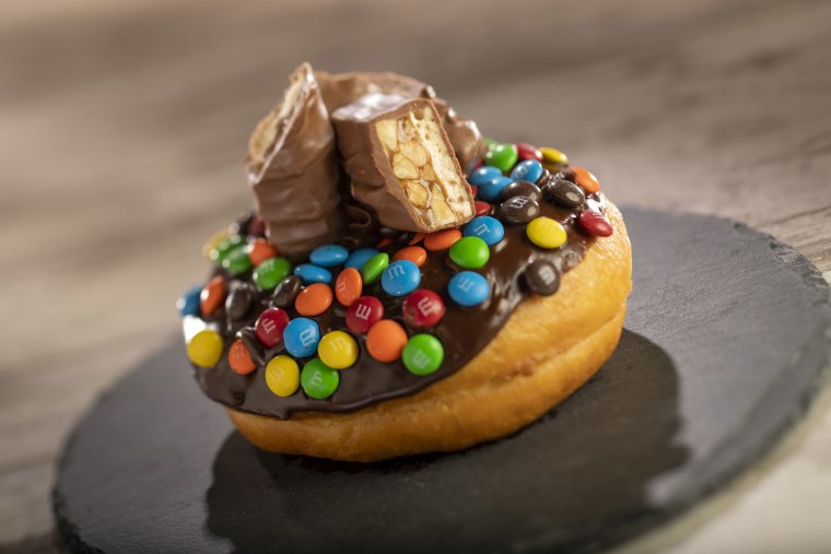 At Donut Box, near Test Track, you can snag this candy-covered doughnut.