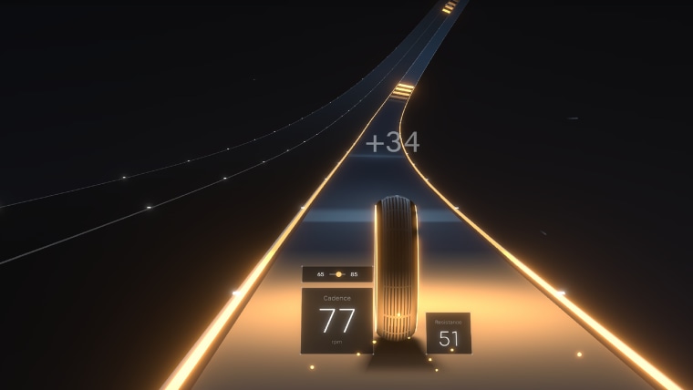 Lanebreak, Peloton's first video game workout, will be available in winter 2022 in all Peloton markets.