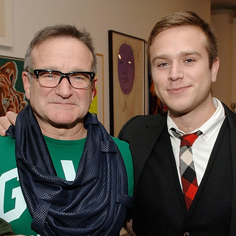 Robin and Zak Williams in 2008