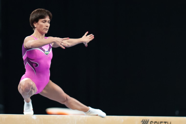 46yearold gymnast sets age record at Tokyo Olympics TODAY