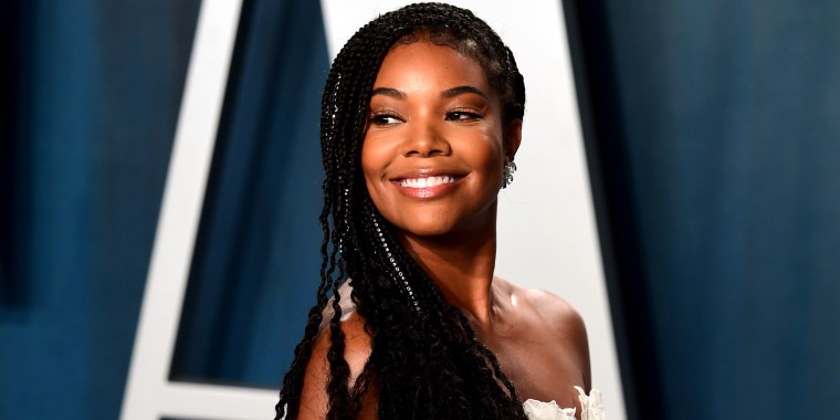 Gabrielle Union at the Vanity Fair Oscar Party in Los Angeles.