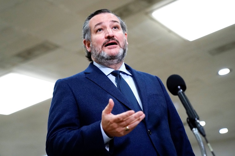 Image: Sen. Ted Cruz, R-Texas, at the  Capitol