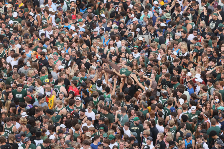 Image: Milwaukee Bucks Fans Cheer On Their Team In NBA Finals Game 6