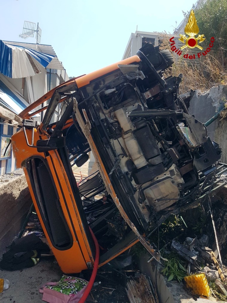 Image: Italy bus crash
