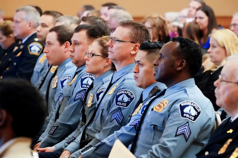 New sergeants at Minneapolis Police Promotional Ceremony, April 17, 2018