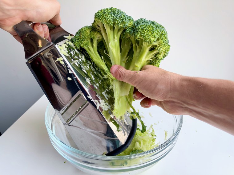 Grate your broccoli raw for the most refreshing salad.