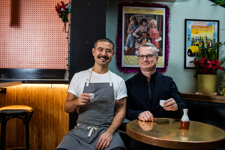 Masahiro Urushido (left) and Michael Anstendig, co-authors of "The Japanese Art of the Cocktail."