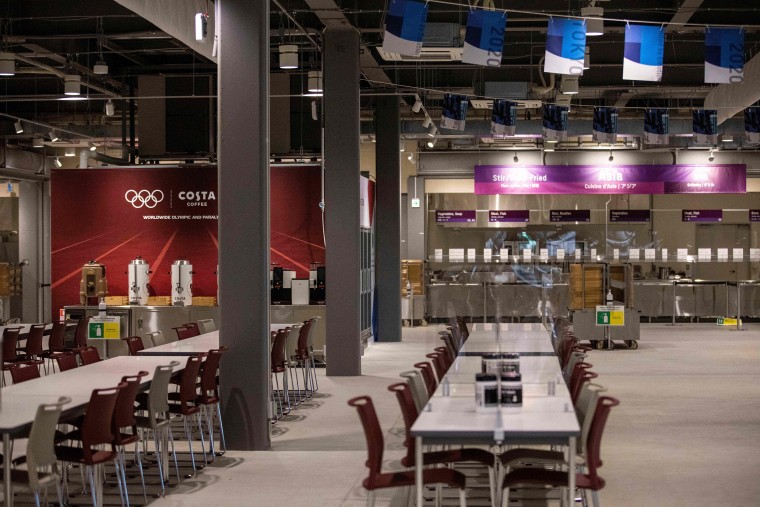 Main dining hall of the Olympic Village