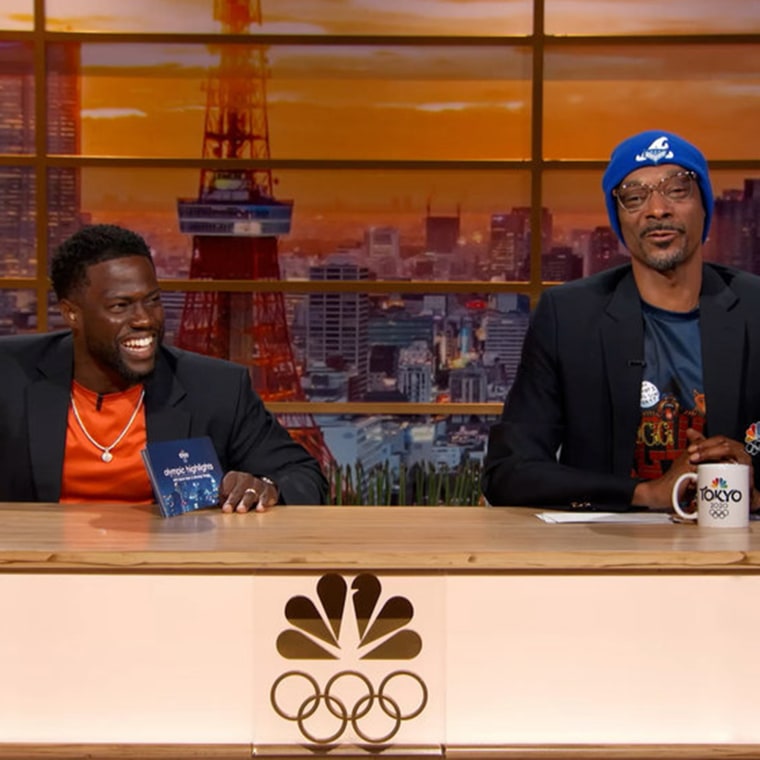 Kevin Hart and Snoop Dogg's candid commentary of the Olympics is comedy