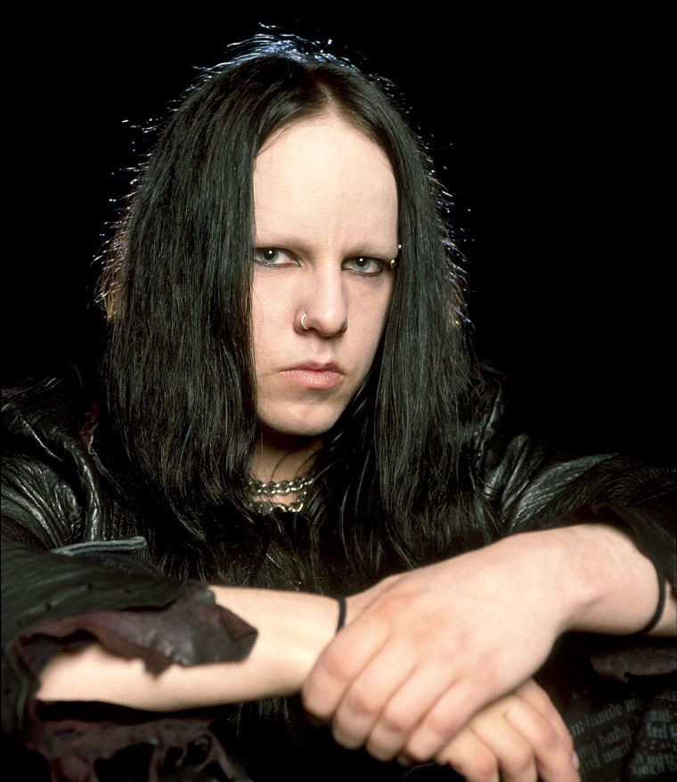 Joey Jordison on Jan. 28, 2003 in Melbourne, Australia.