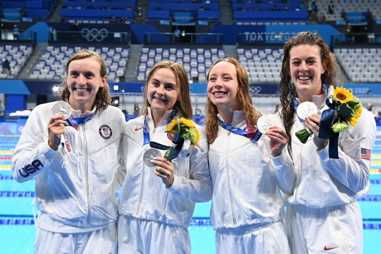 Katie Ledecky fuels furious comeback to power U.S. to silver in women's ...