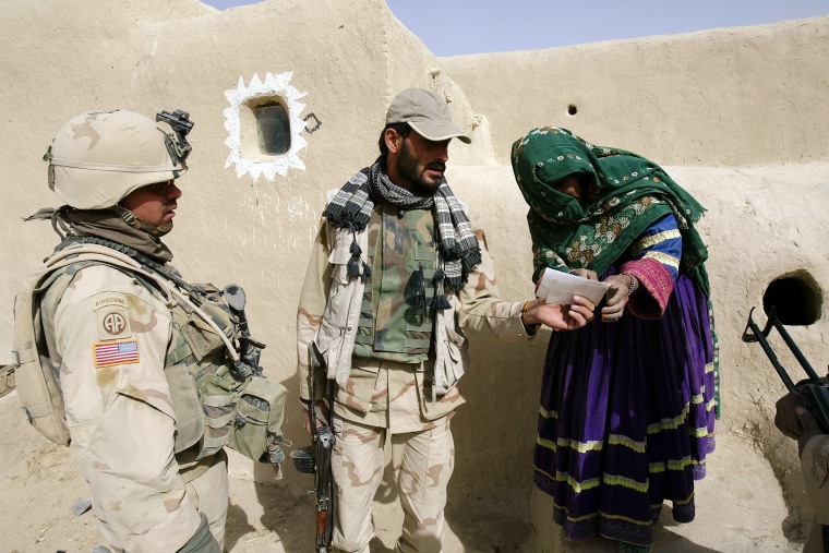 Image: U.S. Army Soldiers from 2-27th Infantry Search Khushamand Village For A Taliban Sympathizer, Paktika Province