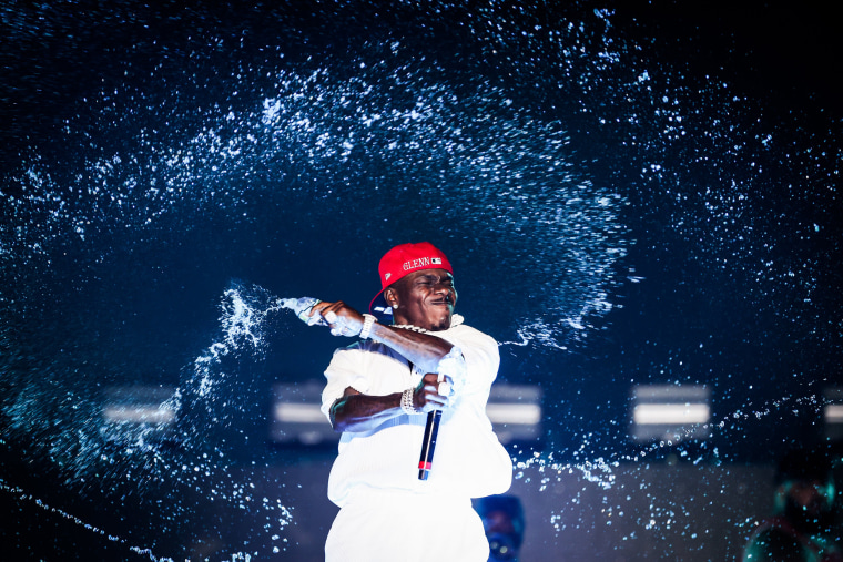 DaBaby performs in Miami Gardens, Fla., on July 25, 2021.