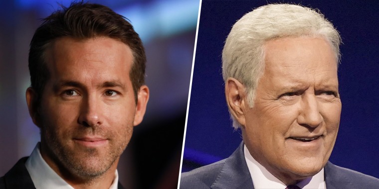 Ryan Reynolds crossed paths with the late Alex Trebek when the "Jeopardy!" host made a cameo in his film, "Free Guy."