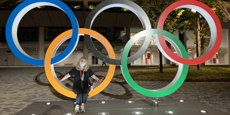 TODAY researcher Phoebe Wiener lived in Japan as a teen and later a Fulbright scholar in Tokyo, where she watched the Olympic stadium get built. 
