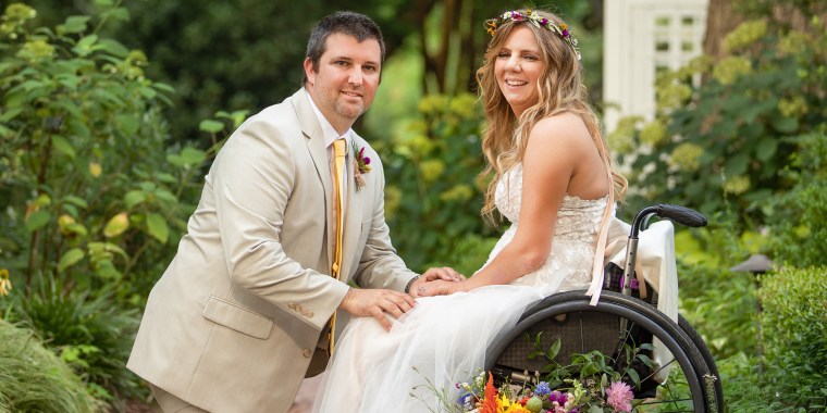 Rachelle Friedman Chapman renewed her vows with husband Chris Chapman 10 years after tying the knot and 11 years after she was paralyzed in an accident at her bachelorette party. 