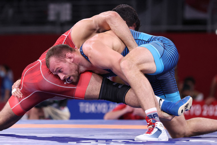 Wrestler David Taylor wins gold medal at Tokyo Olympics