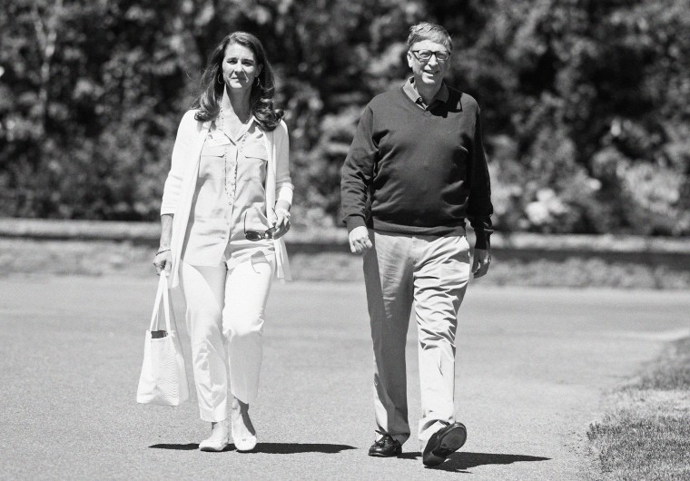 Image: Bill and Melinda Gates during the Allen and Co. Media and Technology Conference in Sun Valley, Idaho, on July 10, 2014.