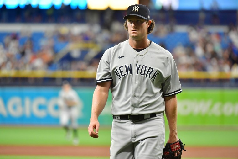 New York Porch Sports on X: Despite Yankees win, Gerrit Cole is said to  have been in a sour mood after being forced to wear Nestor Cortes' RotoWear  shirt. “You ever wanna