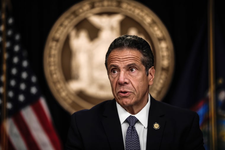 Image: New York Governor Cuomo Holds Briefing In Manhattan