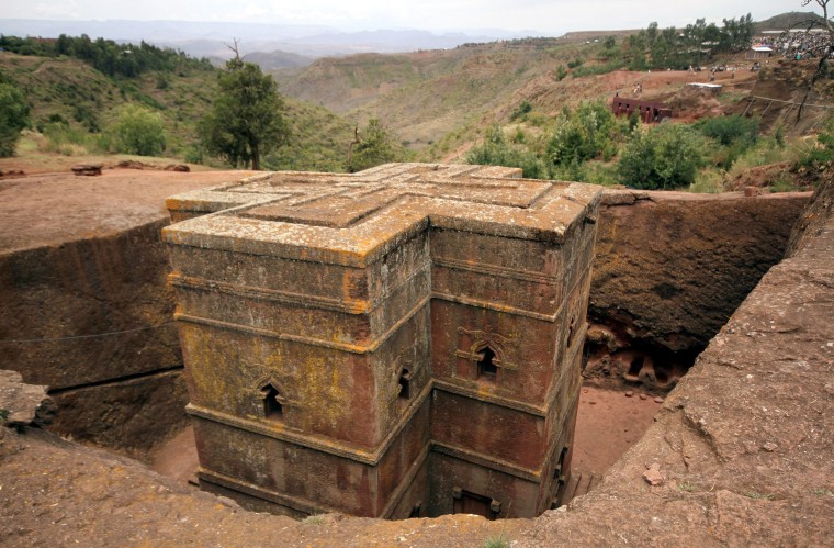 Image: Lalibela is a major tourist destination in Africa's second-most populous nation.