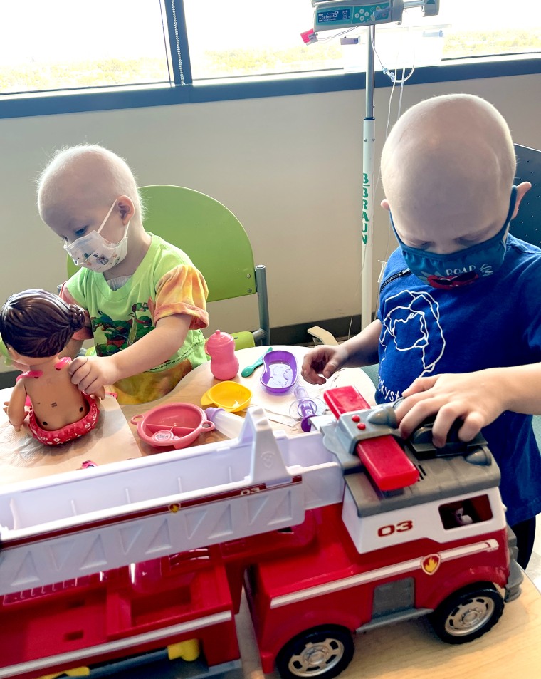 Payson Altice and Mack Porter became best friends while undergoing cancer treatment. 