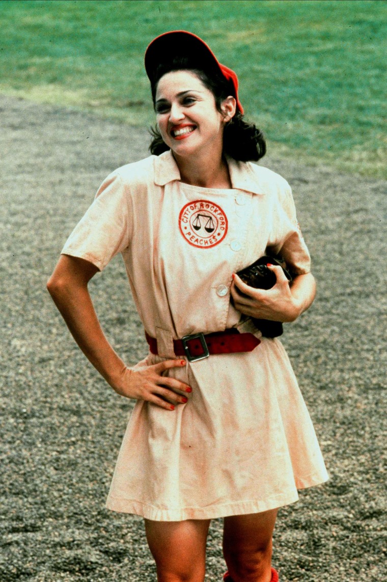 Madonna in "A League of their Own."