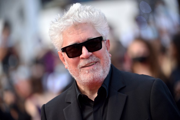 Pedro Almodovar attends the opening ceremony for the 74th annual Cannes Film Festival on July 6, 2021, in Cannes, France.