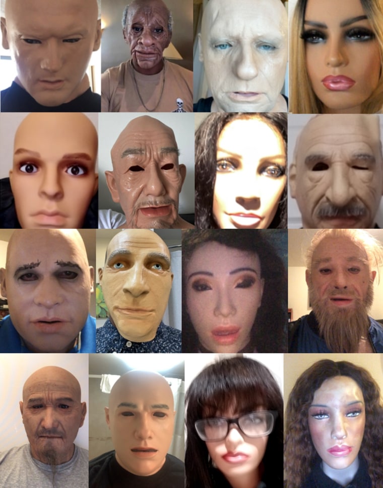 IMAGE: Examples of criminals wearing masks 