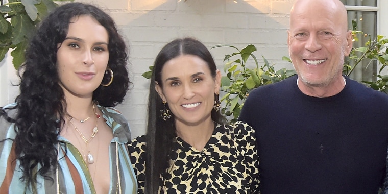 Rumer Willis shares childhood pics with parents Demi Moore and Bruce Willis