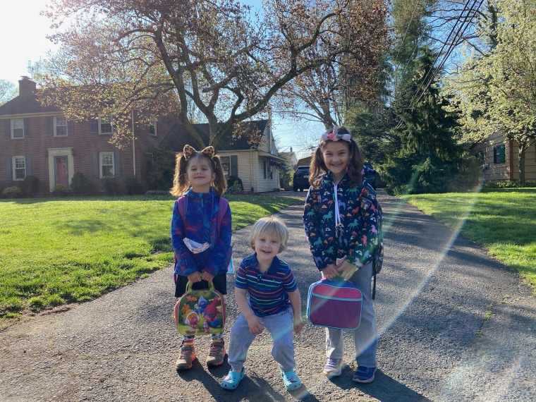 Ashley Ritter's children  Willa, 7, Rosalie, 6,  and Freddie, 3.