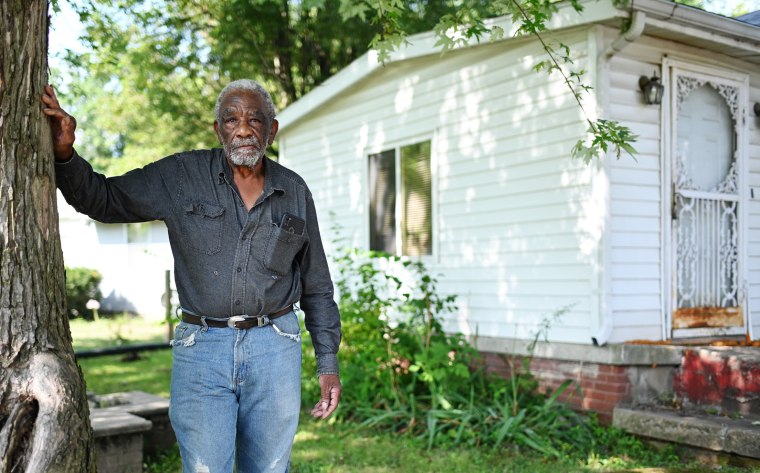 Earlie Fuse at his home in Cahokia Heights, Ill.