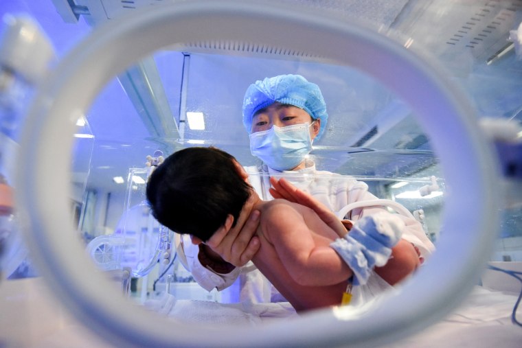 Newborn Babies In Jingzhou Hospital