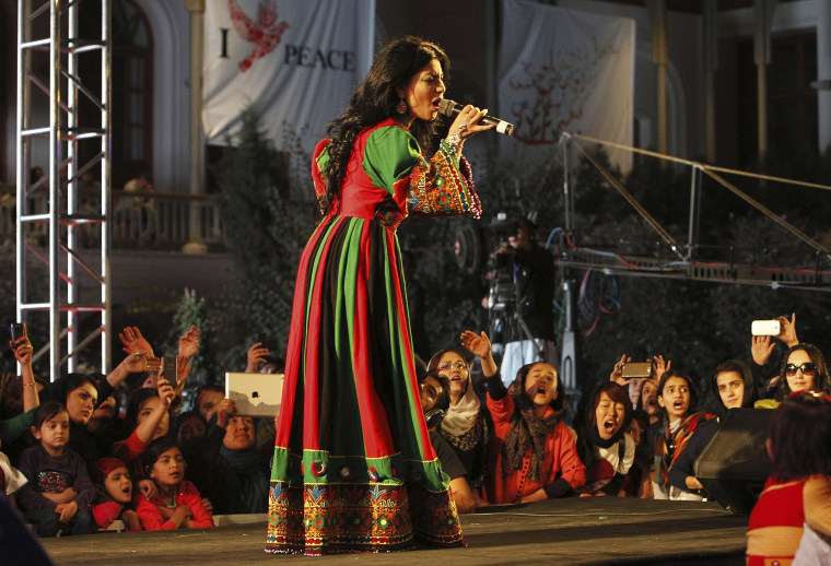 Afghan singer Aryana Sayeed