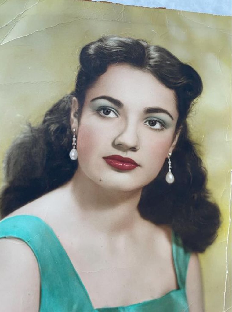 "Real Housewives of Miami" star Alexia Echevarria shared a photo of her mother, Nancy, in her youth after Nancy died of COVID-19 on Wednesday. 